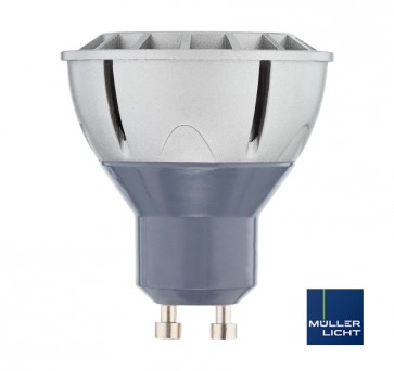 LED bodovka GU10 Muller Licht spotřeba 6 watů, teplé světlo, stmívatelná