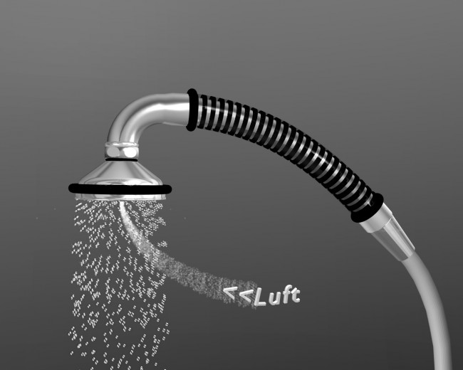 Usporna Sprchova Hlavice Bubble Rain Esspreso Uno Perliva