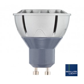 LED bodovka GU10 Muller Licht spotřeba 6 watů, teplé světlo, stmívatelná