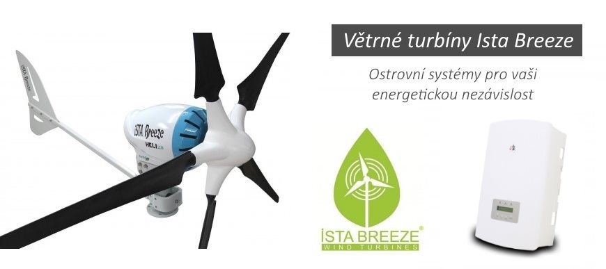 Větrné turbíny Ista Breeze